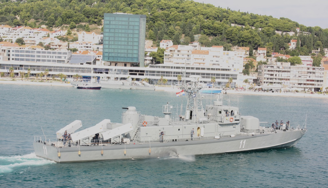 Croatian military vessel