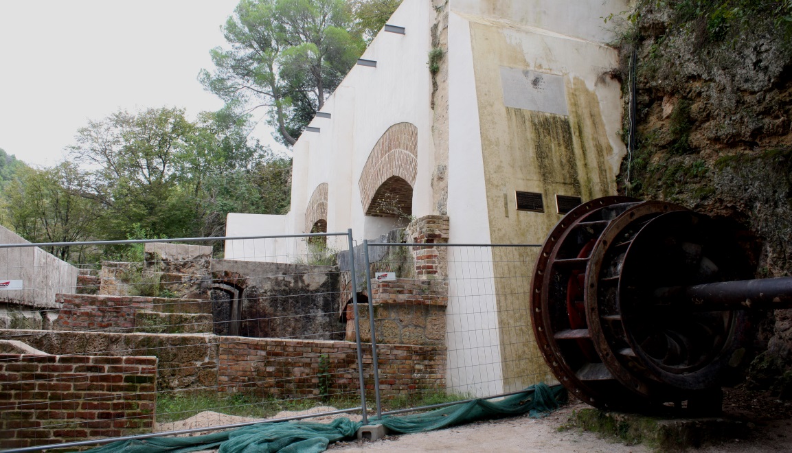 The abandoned hydroelectric plant