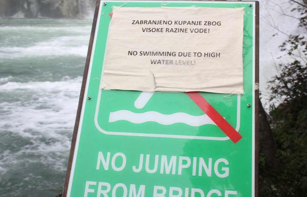 The swimming area has been closed all summer