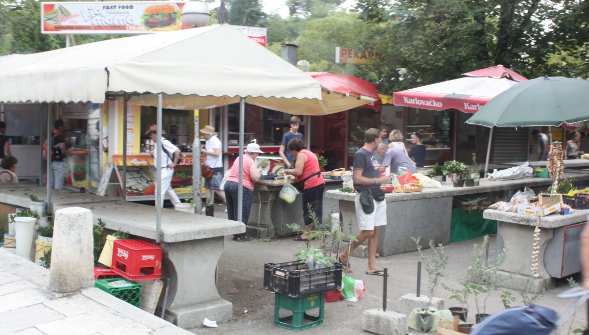 Local street market