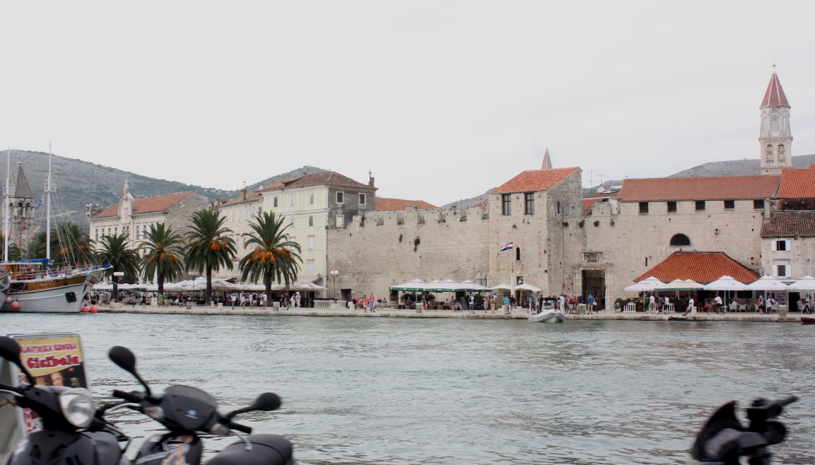 Looking from Otok Island to the Old Town of Trogir