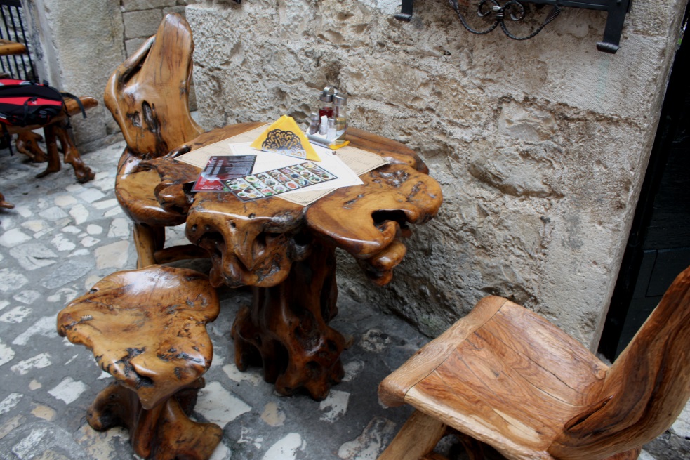 Attractive but probably not comfortable seating