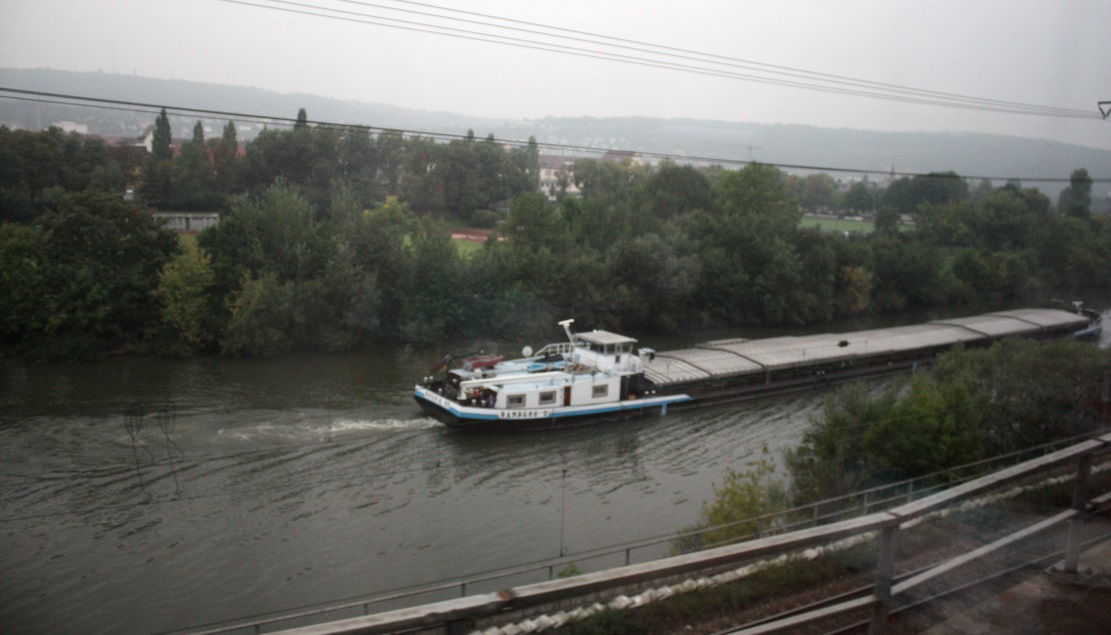 River boat on the Main in Wrzburg