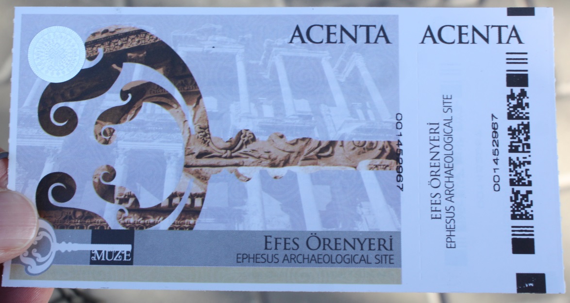 You will need one of these to get in to Ephesus
