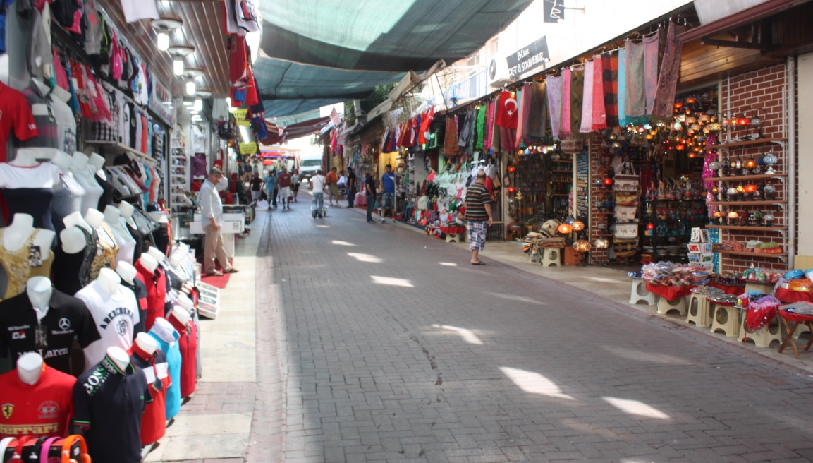 Turkish bazaar in Kusadasi