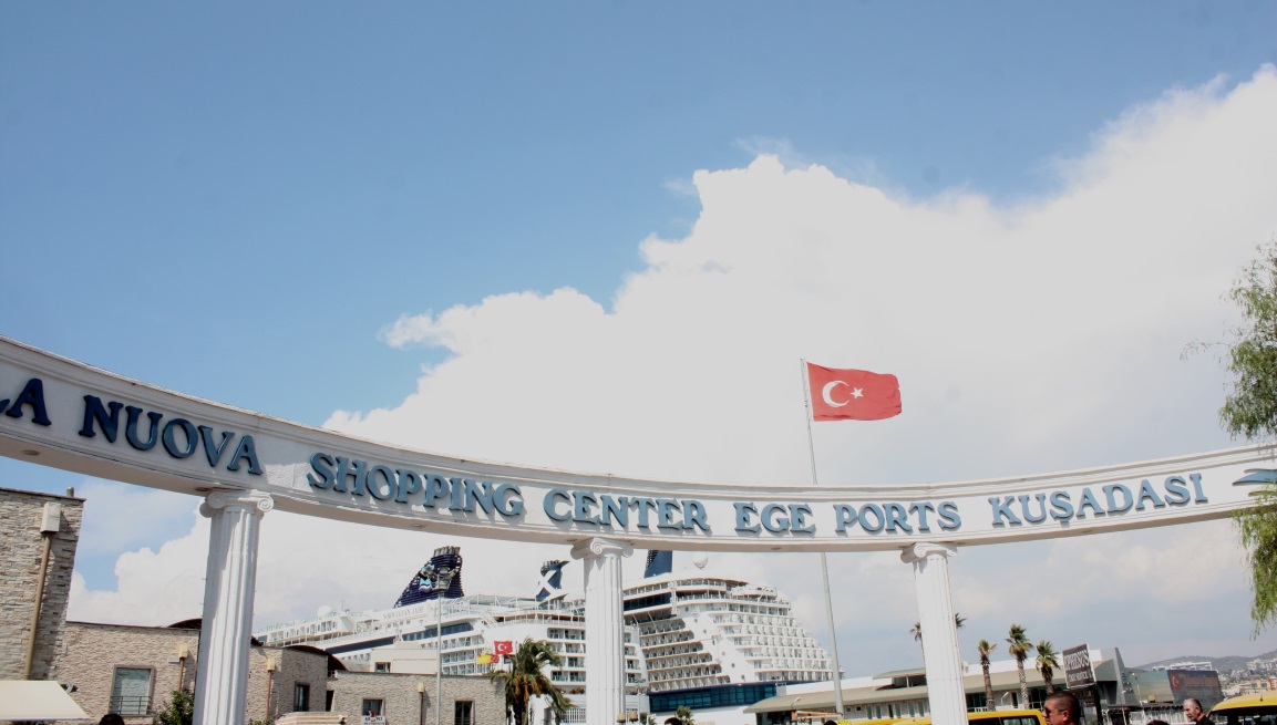 The port at Kusadasi