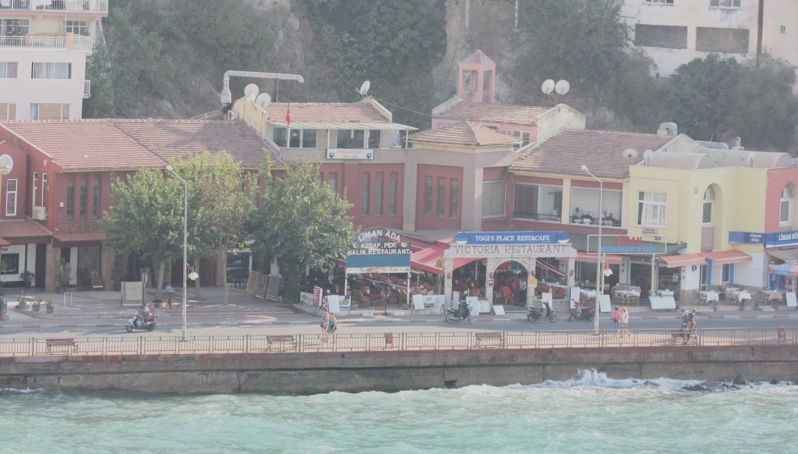 Waterside eateries in Kusadasi