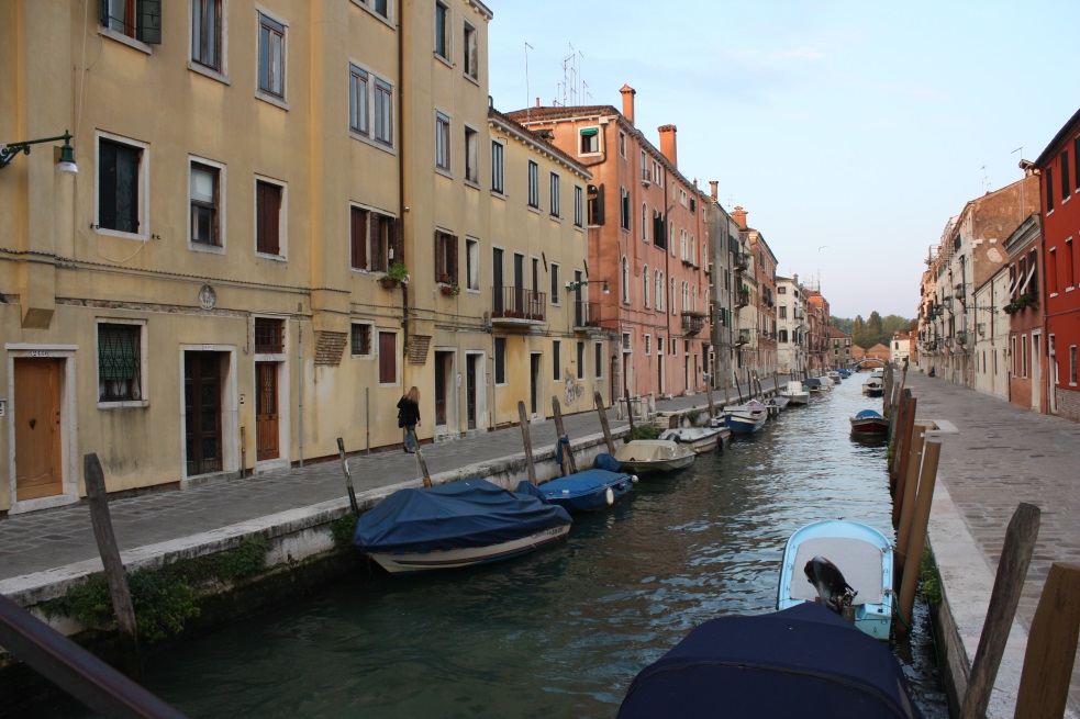 Fondamenta Malcanton street on the Rio Dei Tolentini