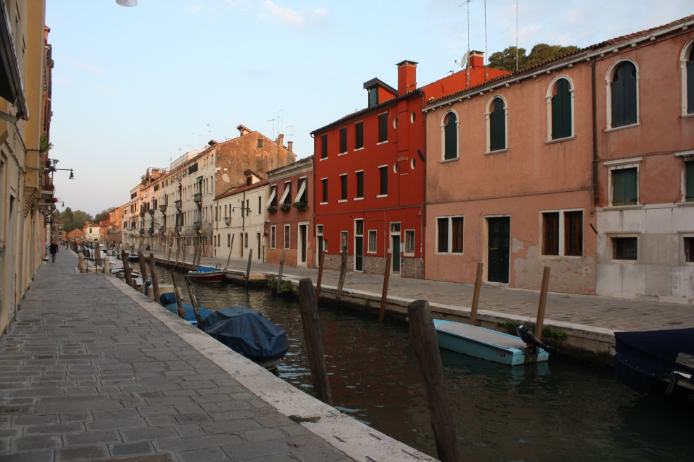 Fondamenta Malcanton street on the Rio Dei Tolentini