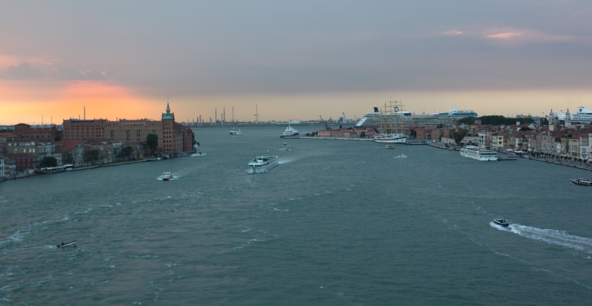 Looking back where we just came from