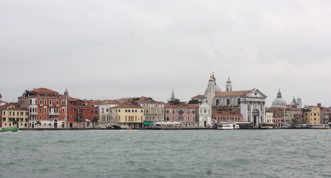 Saint Mary of the Rosary church on the right