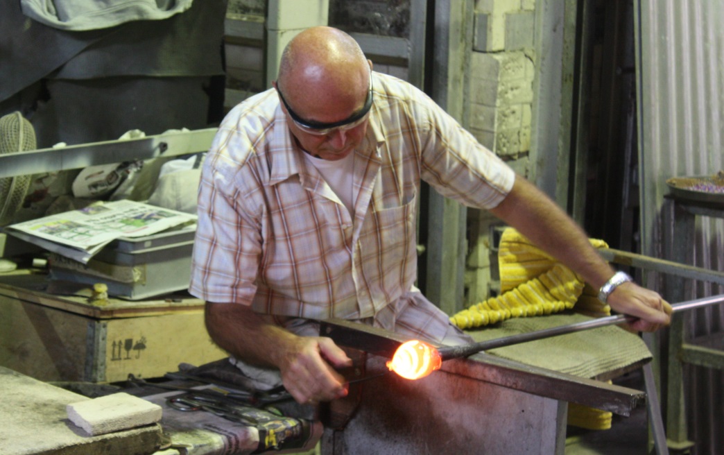 Starting a new glass creation