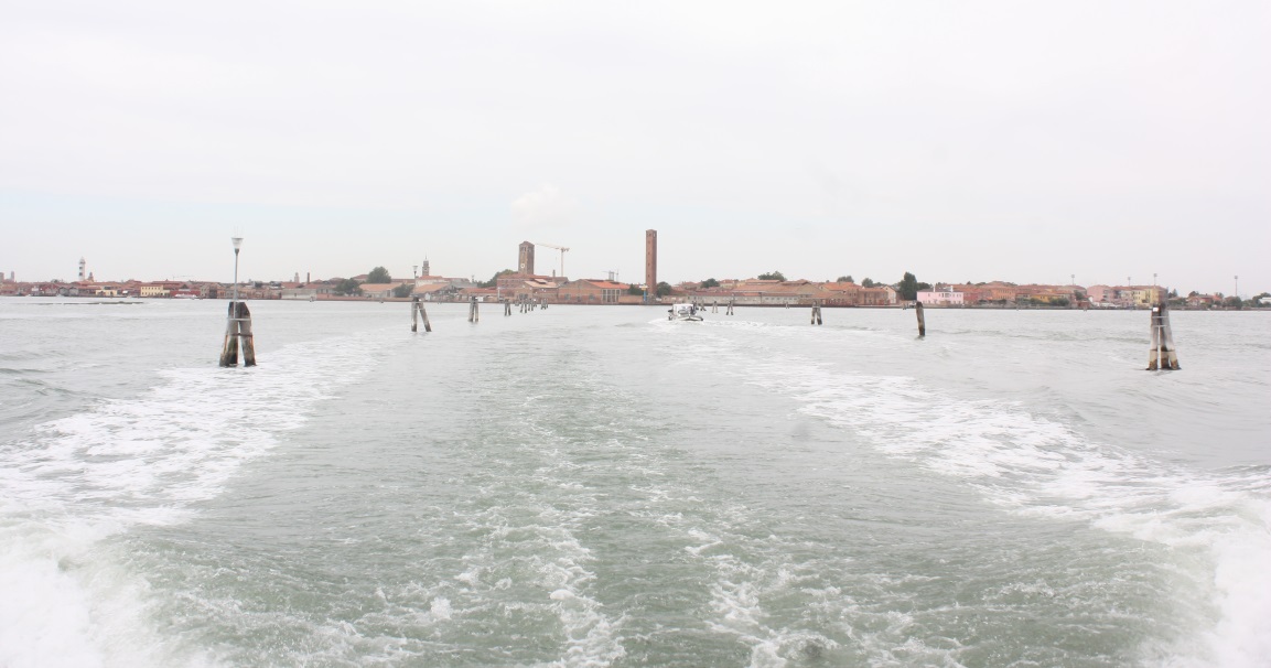 A main street in the Venetian Lagoon