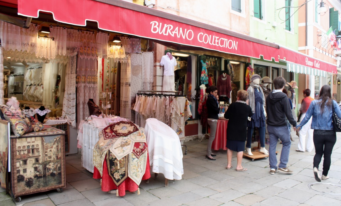 Burano is famous for it's lace