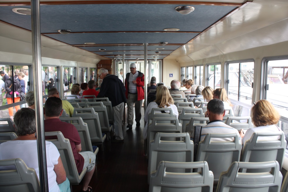 The water taxi we took from Burano back to Venice