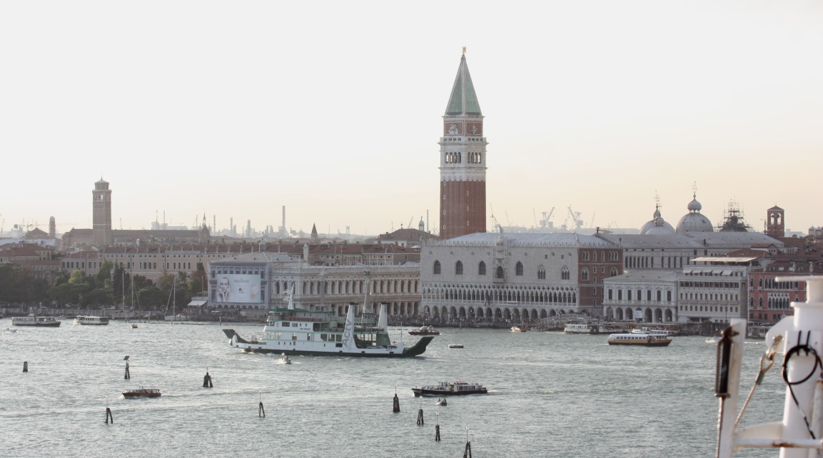 Distant look back toward St. Mark's