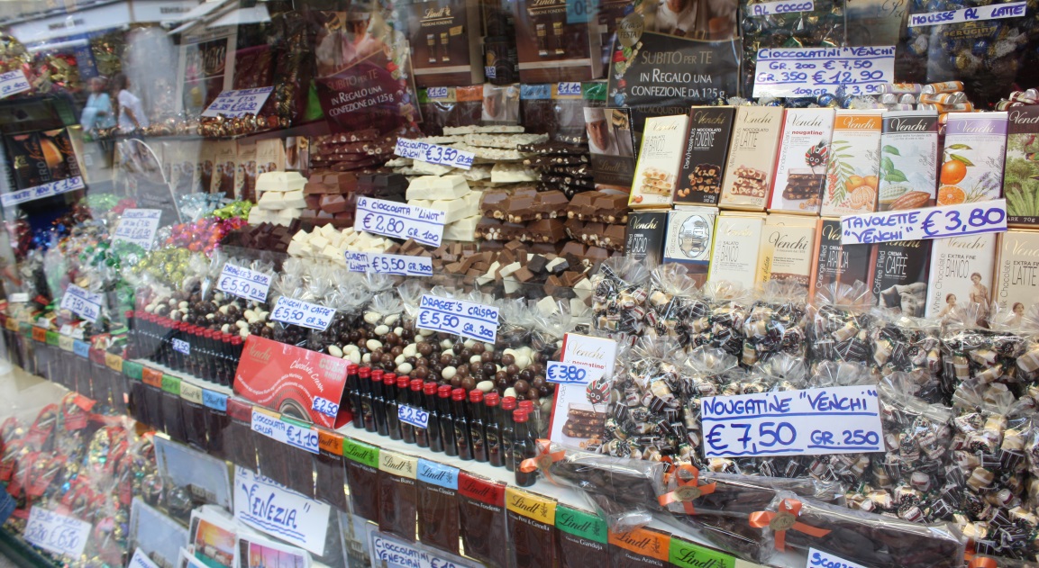 The chocolate is rather expensive