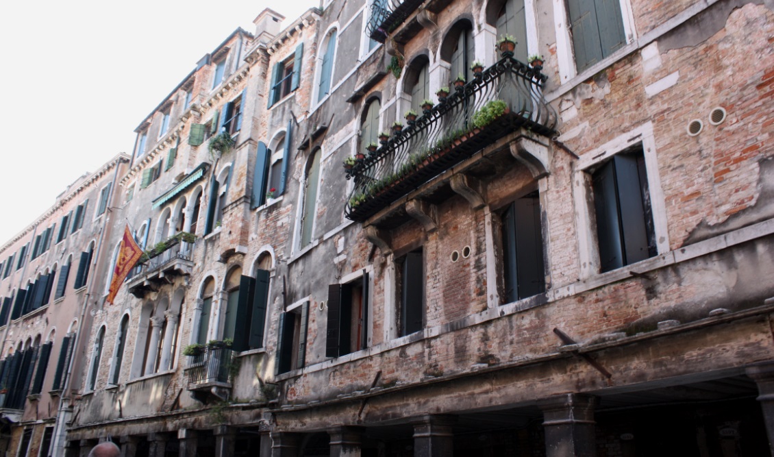 Classic old buildings of Venice
