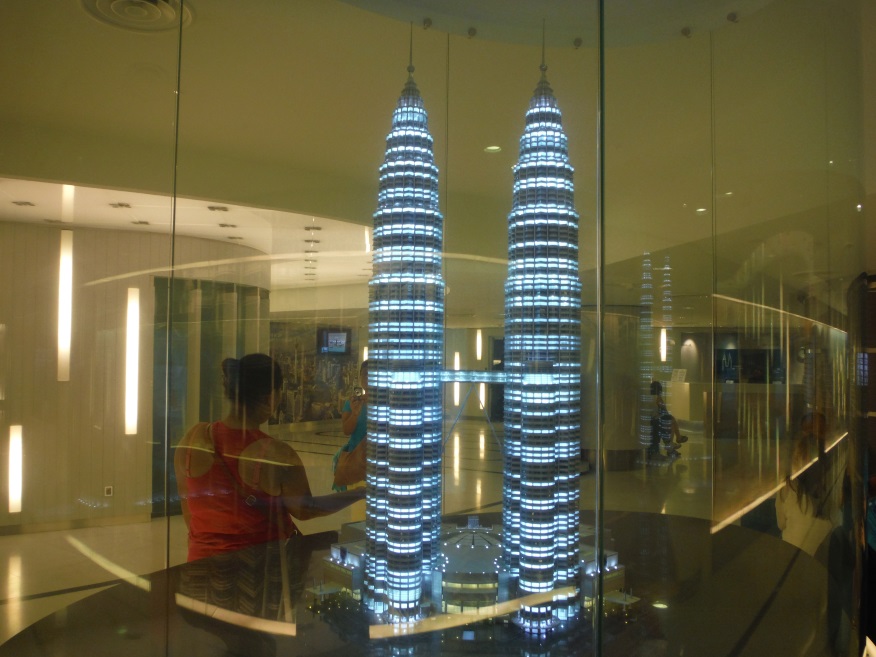 Well made models of the towers