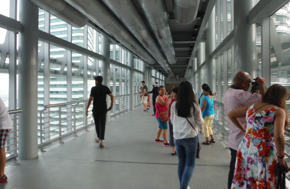 First stop is the bridge at the 41st floor