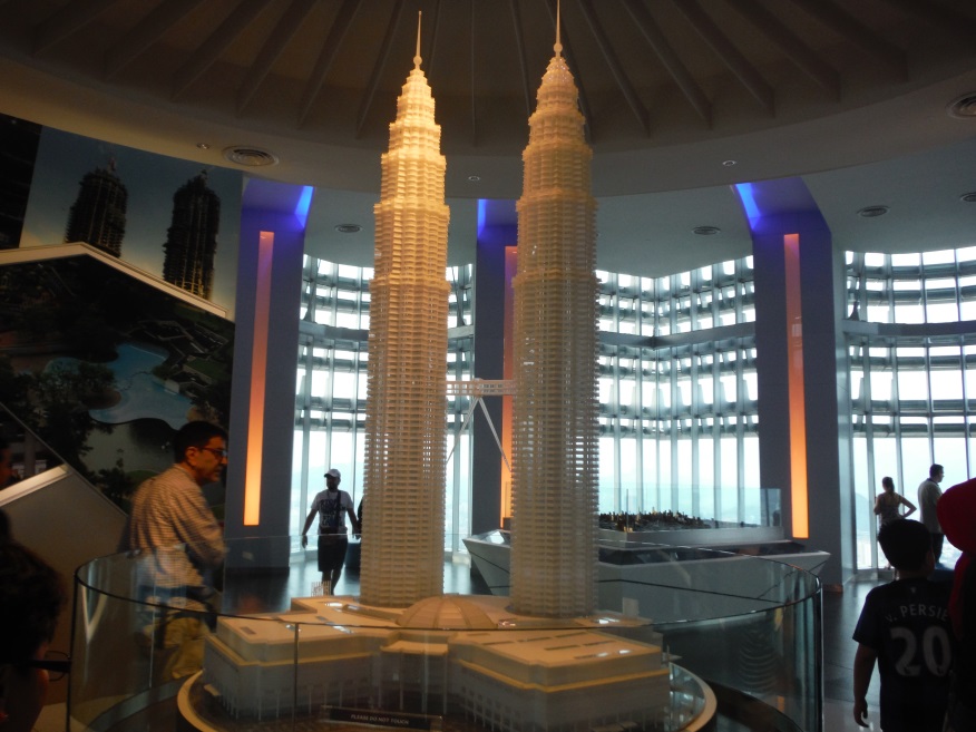 Some different models in the observation lounge