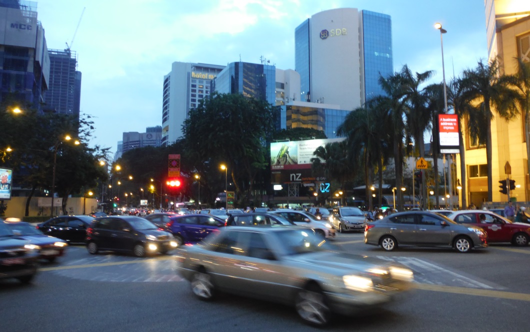 Evening view of Kuala Lumpur