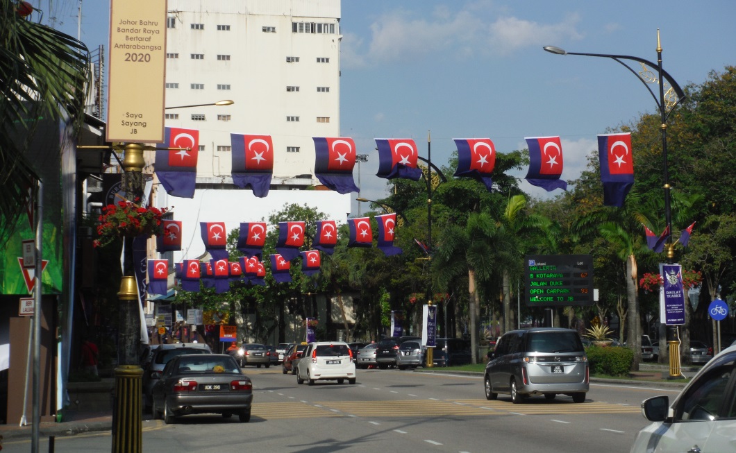 Flags of the state of Johor