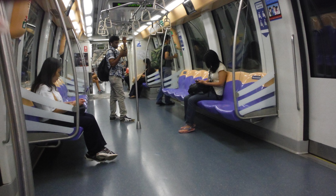 The public trains are clean and well maintained