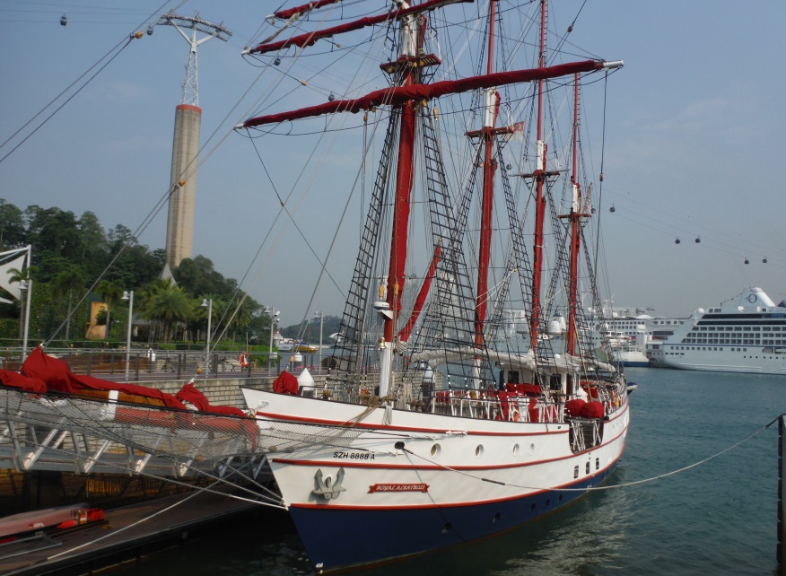 Recreation of one of the ships used on the Silk Route