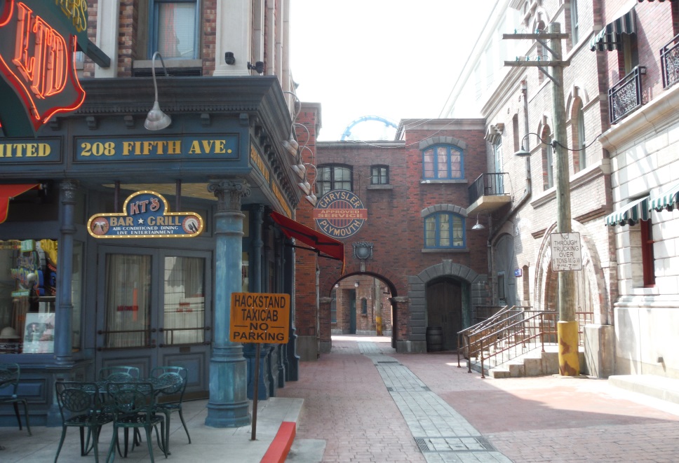 It really is made to look like a movie set