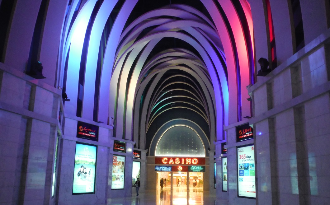 Entrance to the casino