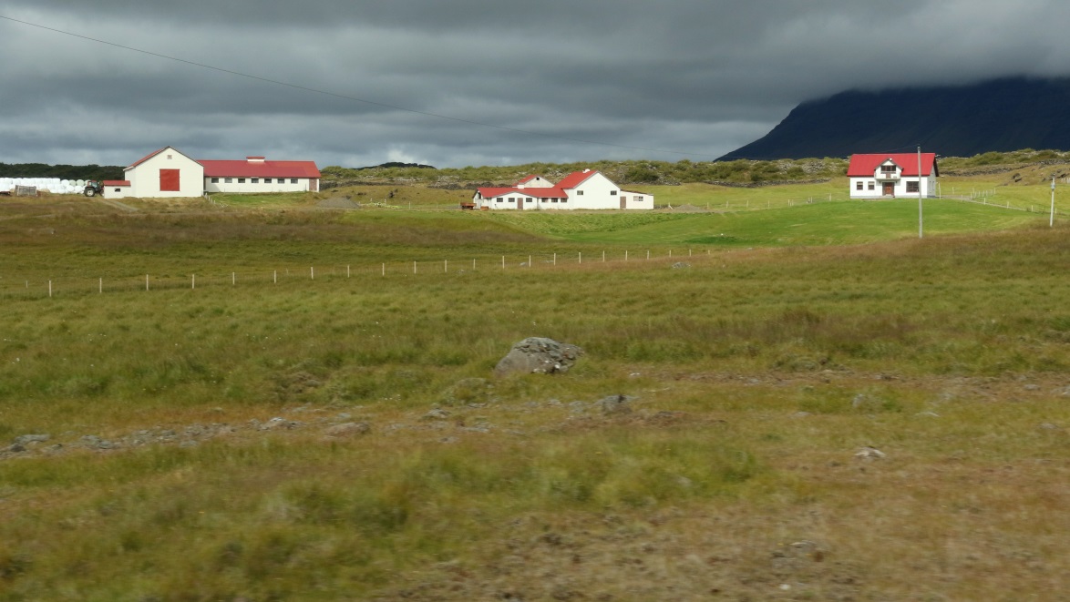 Some of the farm buildings