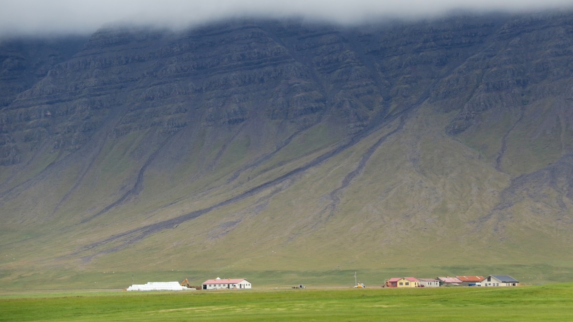 Farm near Hafursfjordhur Bay