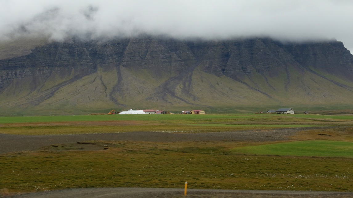 Farm near Hafursfjordhur Bay