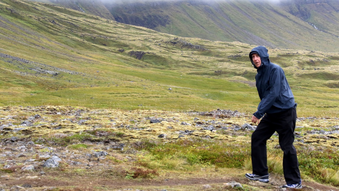 Climbing up toward the canyon