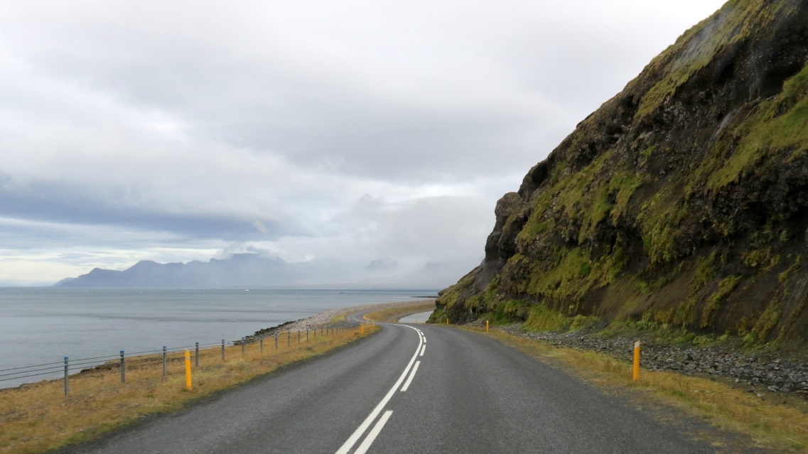 The road is in excellent condition here