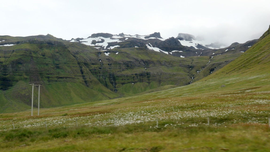 Still some snow remaining in the mountains