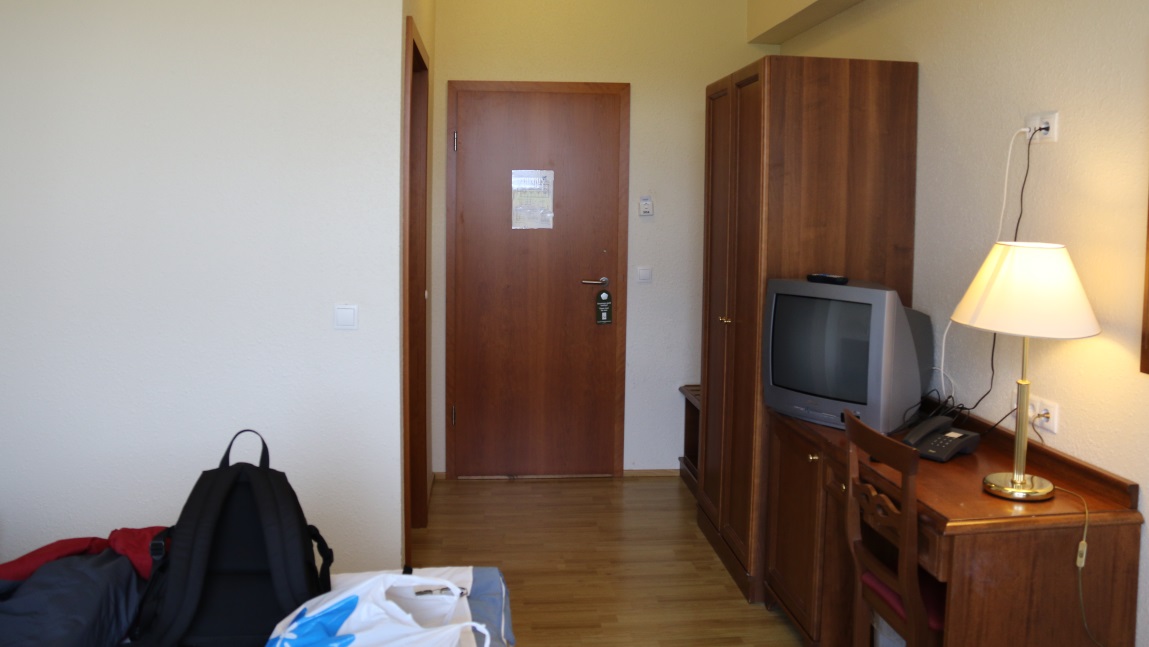 Our room in the Hotel Stykkisholmur