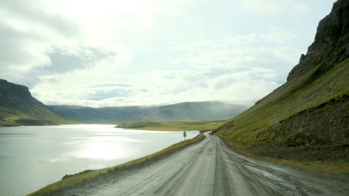 �lftafj�r�ur Bay on the left