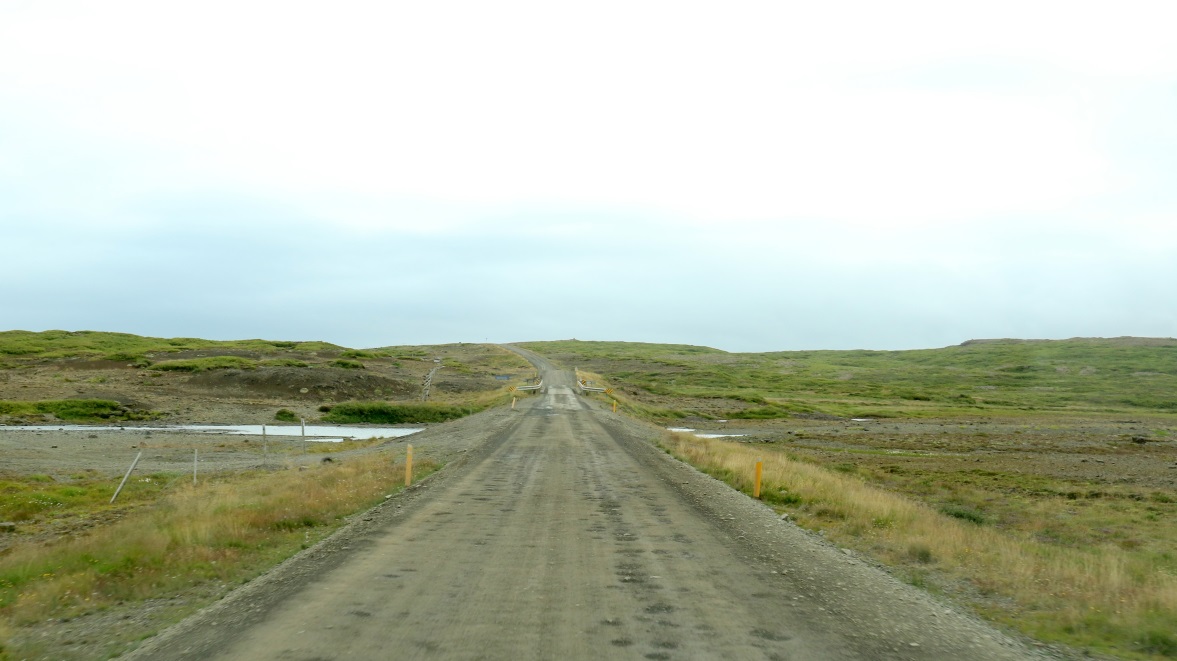 Route 54 crosses Valshamars stream