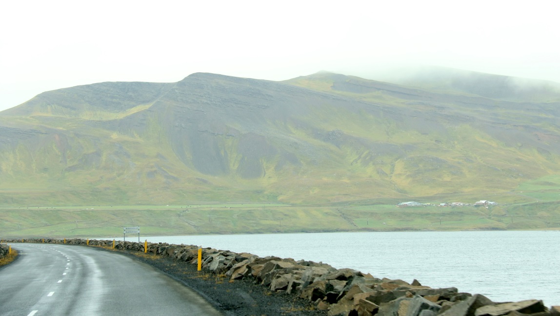 Small town on the right