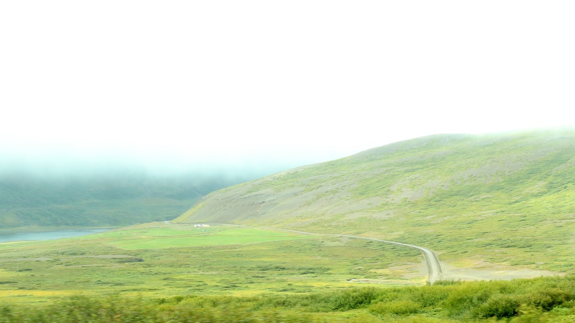 We cross a raised plain