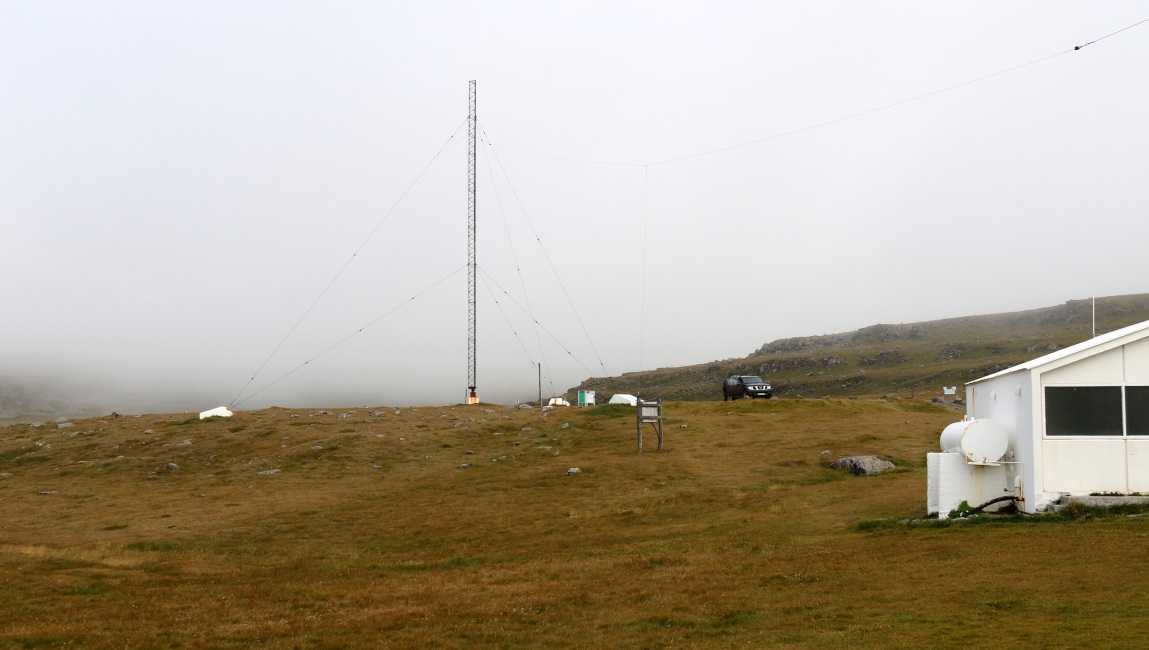 Tall radio tower