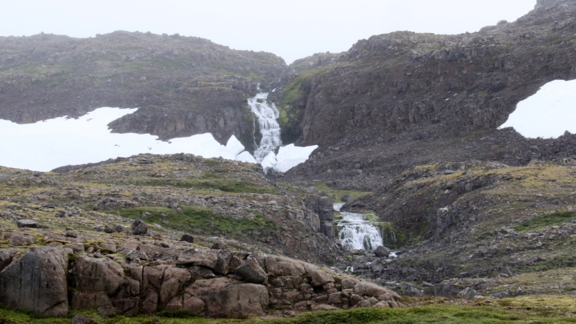 Numerous waterfalls