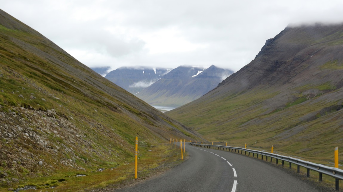 Half way through the mountains