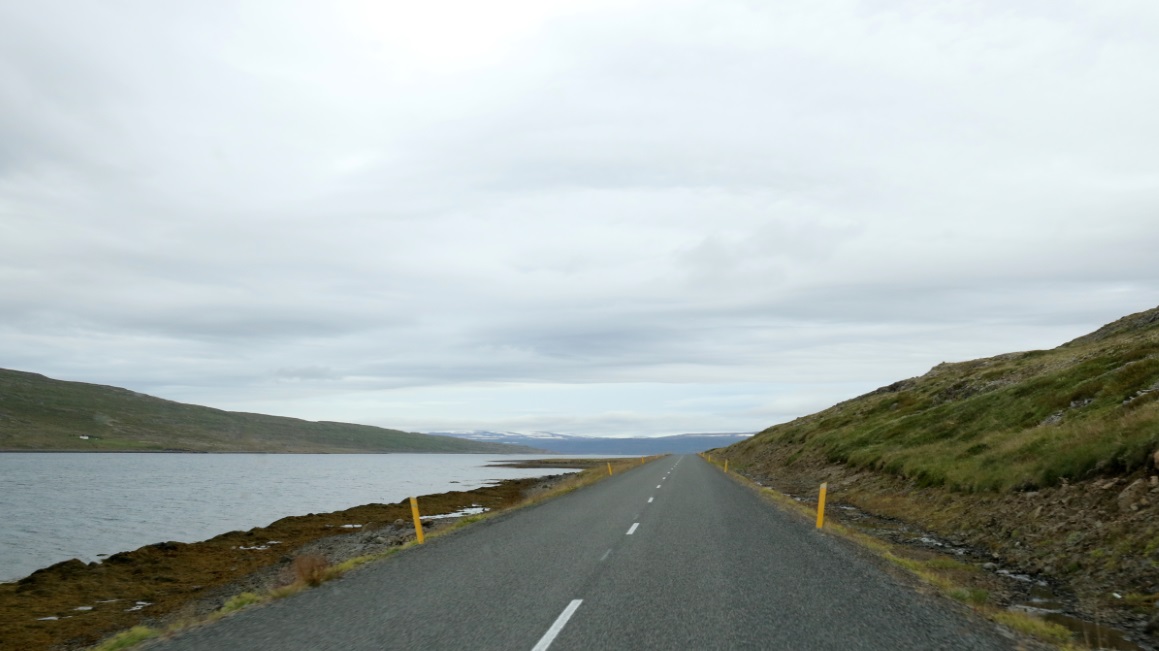 Three miles Northeast