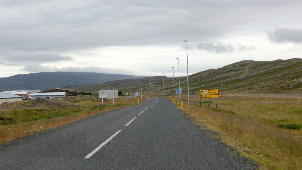 A mile to the left