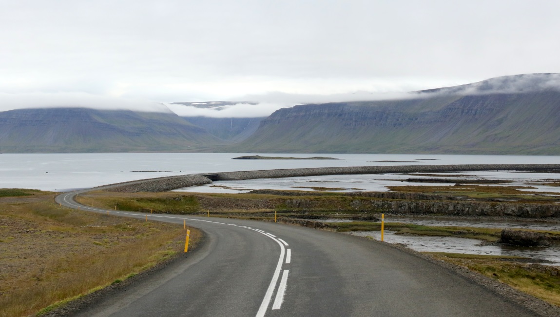 Route 60 crosses Gilsfjrur