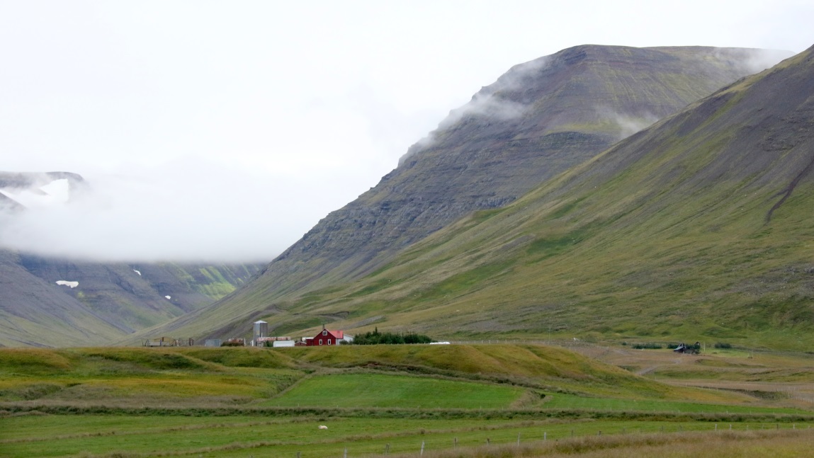 Modern looking farm