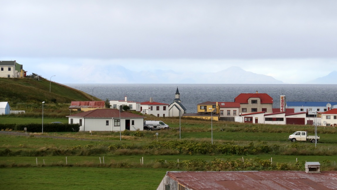Looking toward the coast